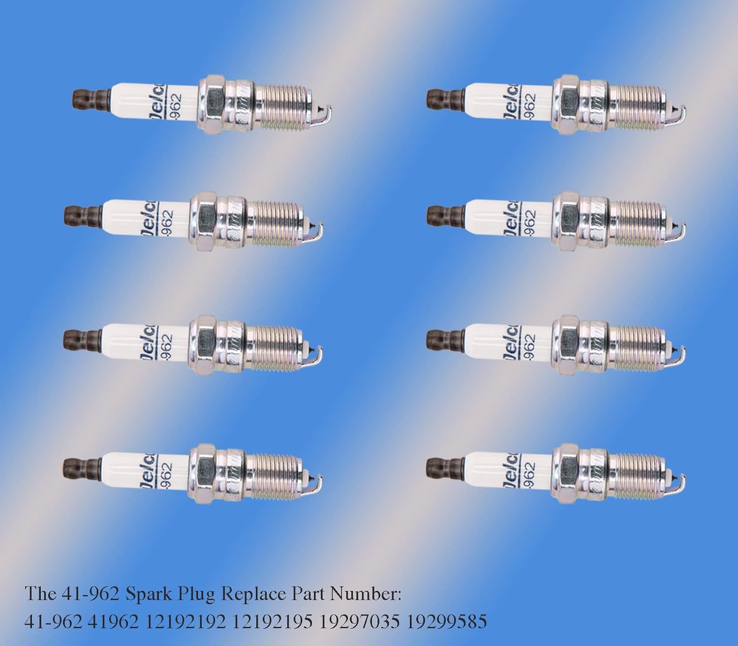 8Pcs Spark Plug Wires Set for Cheverolet Silverado, Pack of 2 M712
