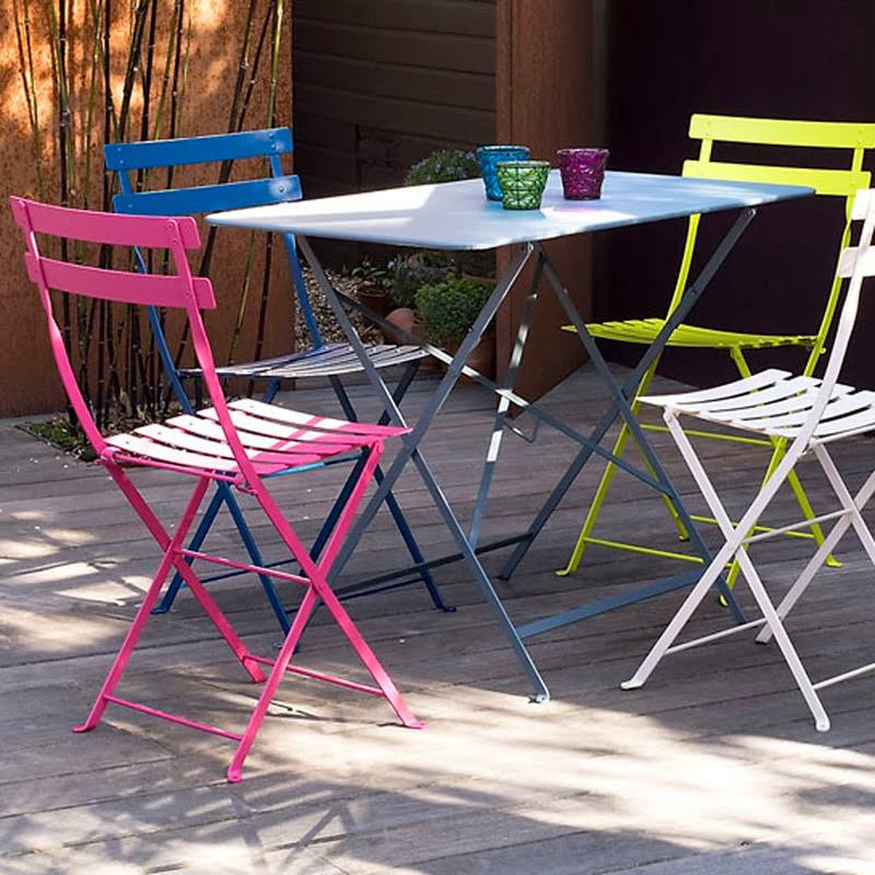 White Square Folding Table H740