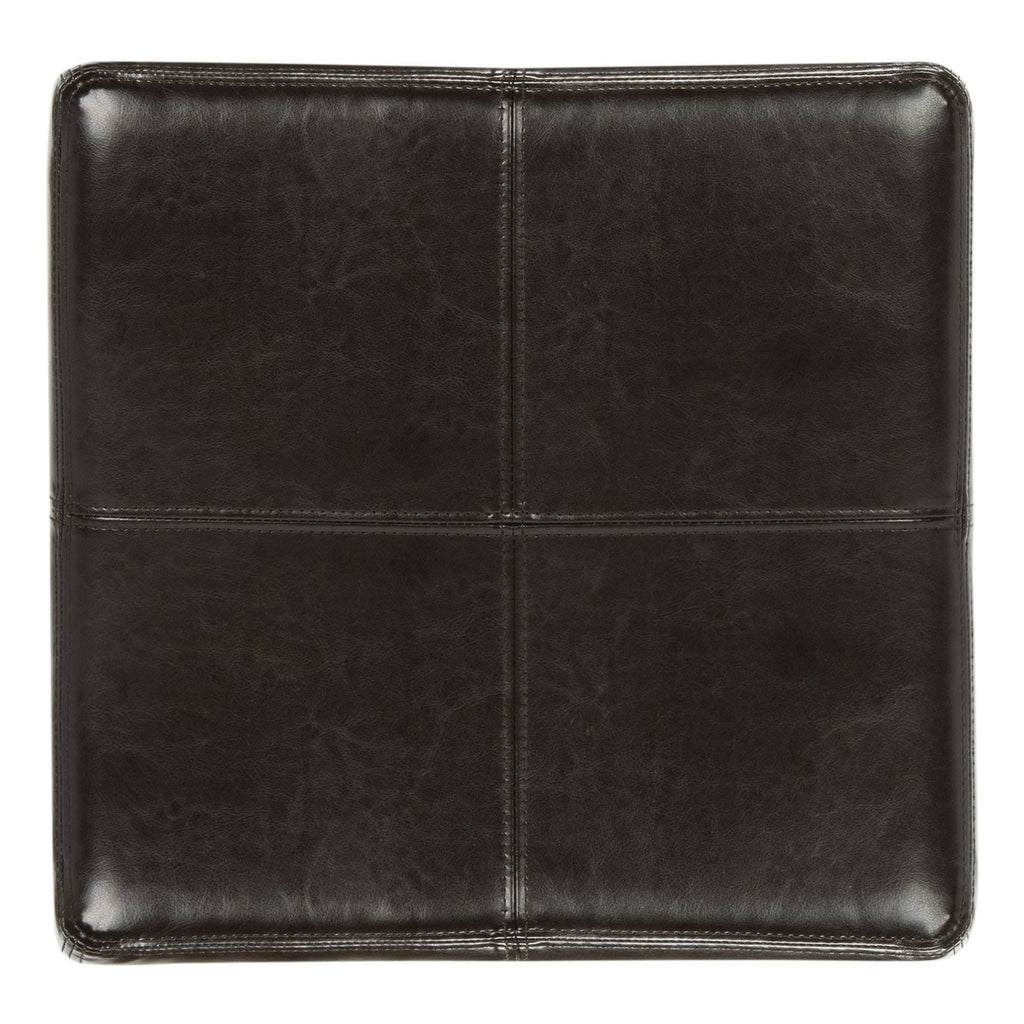 Brown Square Ottoman T81435