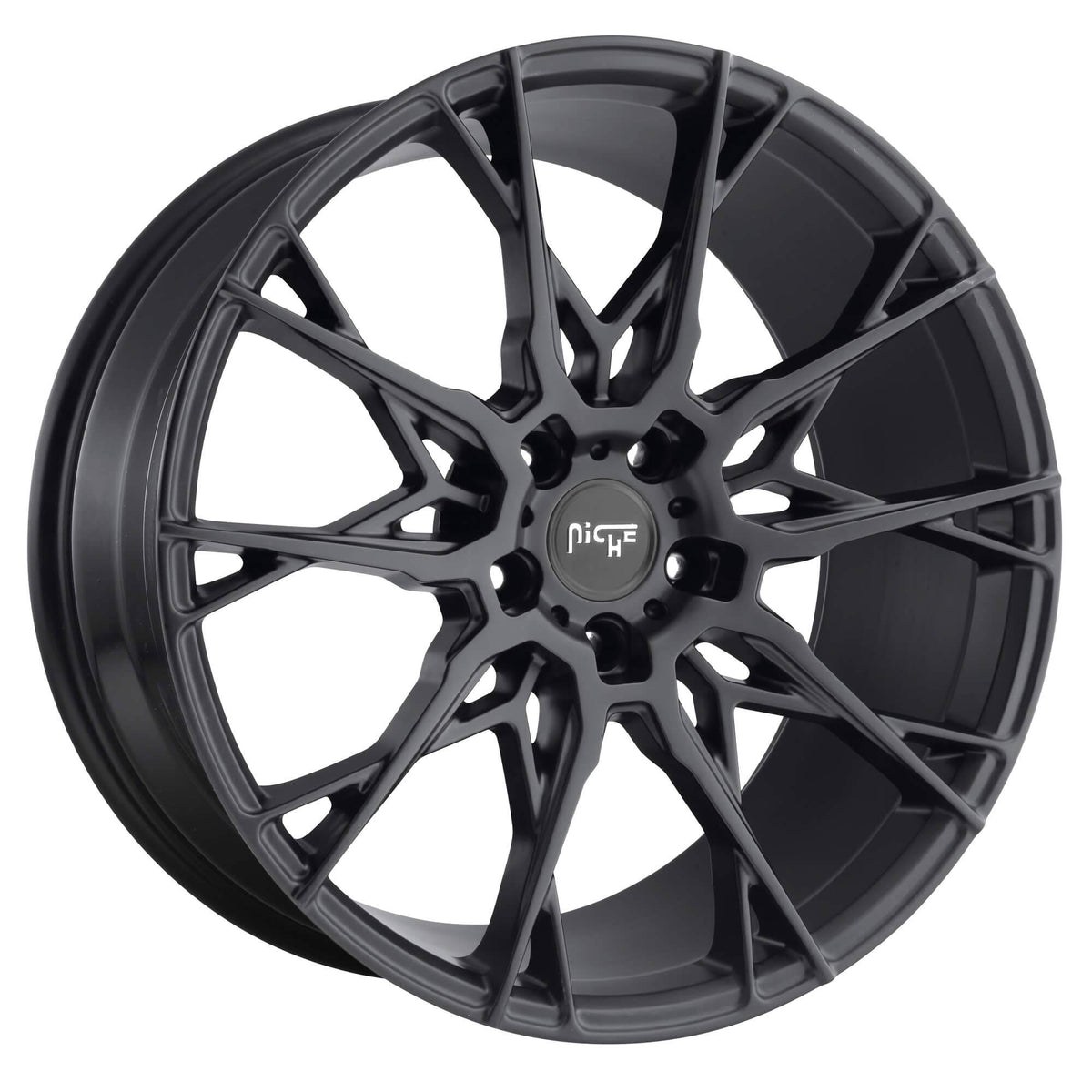 Matte Black 22x9 5x112 38mm Wheel U485