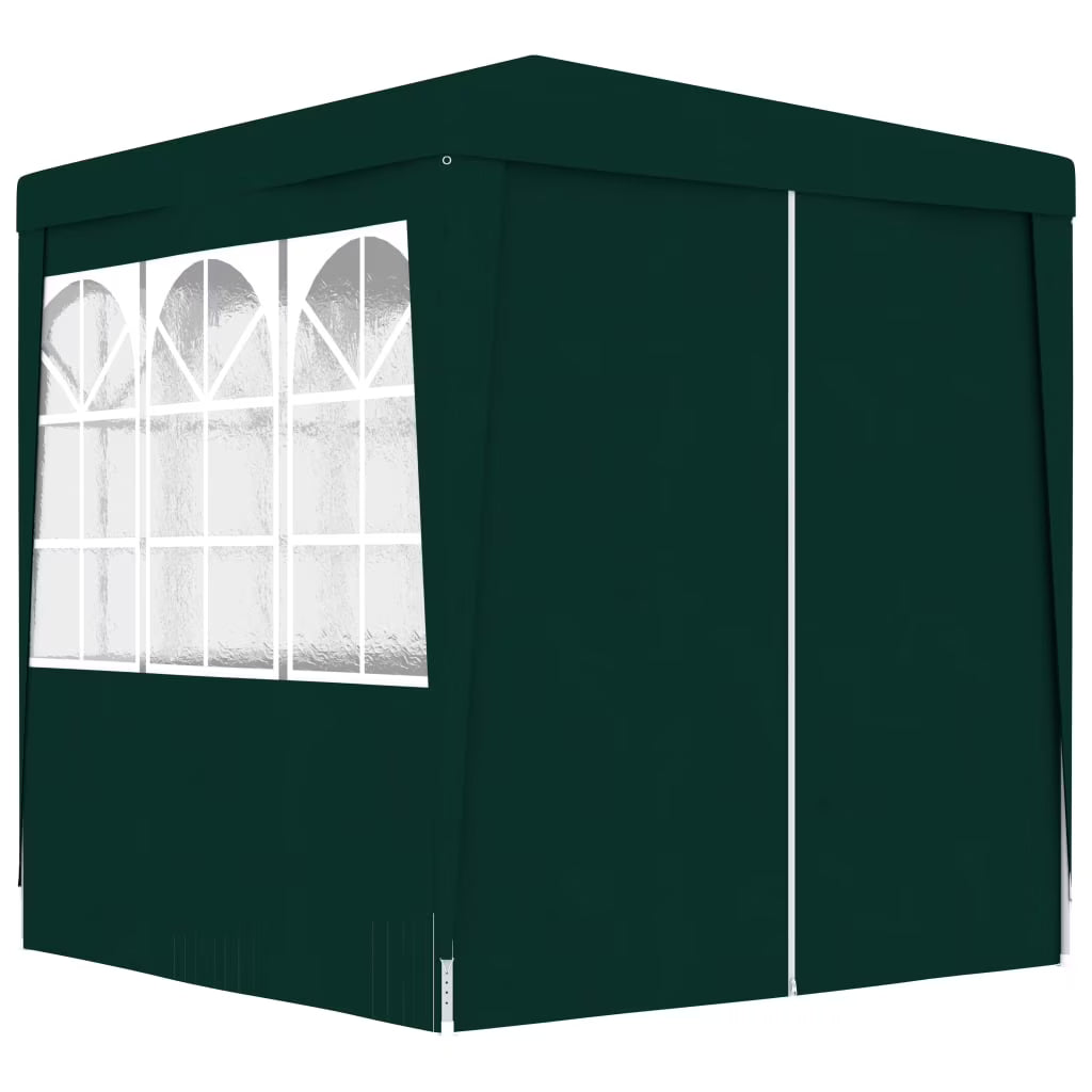 Party Tent with Side Walls 6.6'x6.6' Green Y90817
