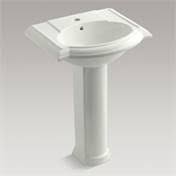 Bathroom Sink with Single Faucet Hole J21846