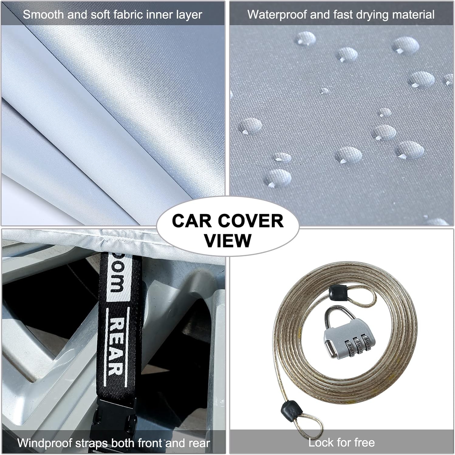 Waterproof Windproof Car Cover for Coupe Convertible Sport Car V705