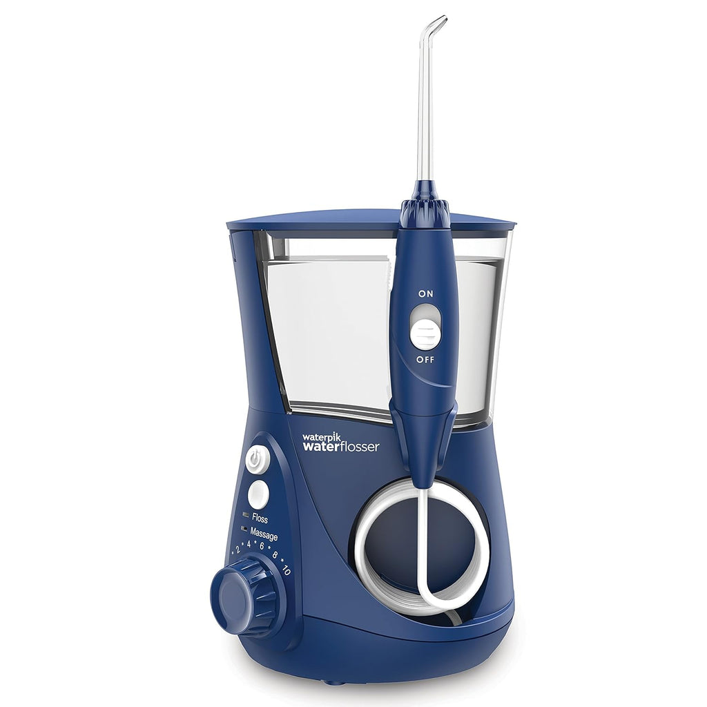 Black Electric Water Flosser with 10 Settings, 7 Tips, Pack of 2 Q9570