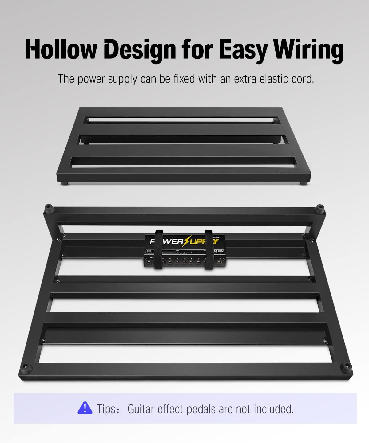 Aluminium Pedalboard Case 20'' x 11.4'' x 4'' with Bag U811413