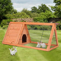 Yellow Wooden Pet House V91339
