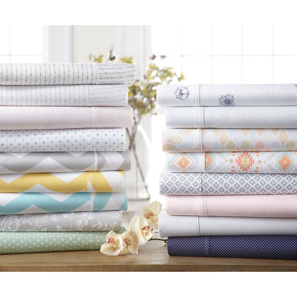 Patterned Sheet Set (California King - Rose Grey) E433