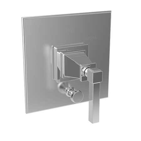 Satin Gold Tub and Shower Diverter Plate with Handle W52611