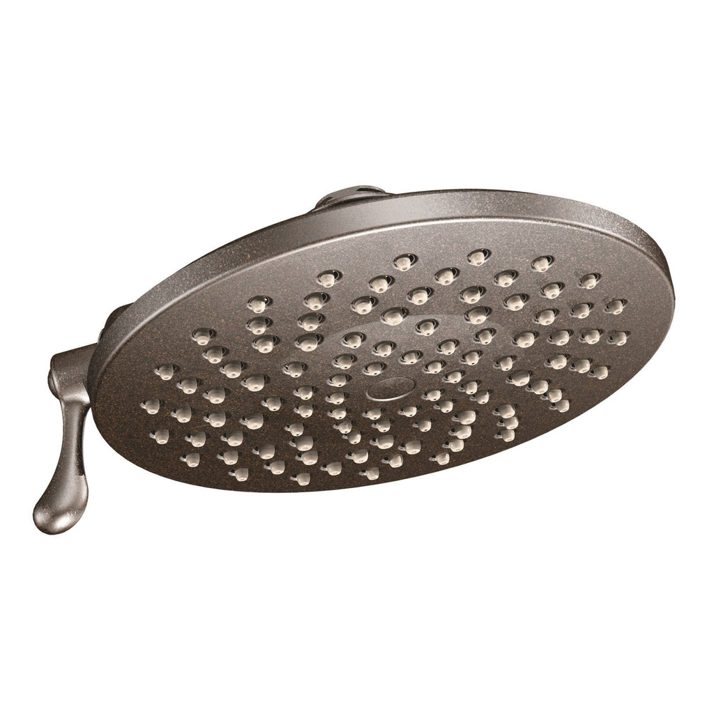 Brushed Nickel Multi Function Rainshower Shower Head Q701