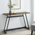 Reclaimed Barnwood Console Table Z73375