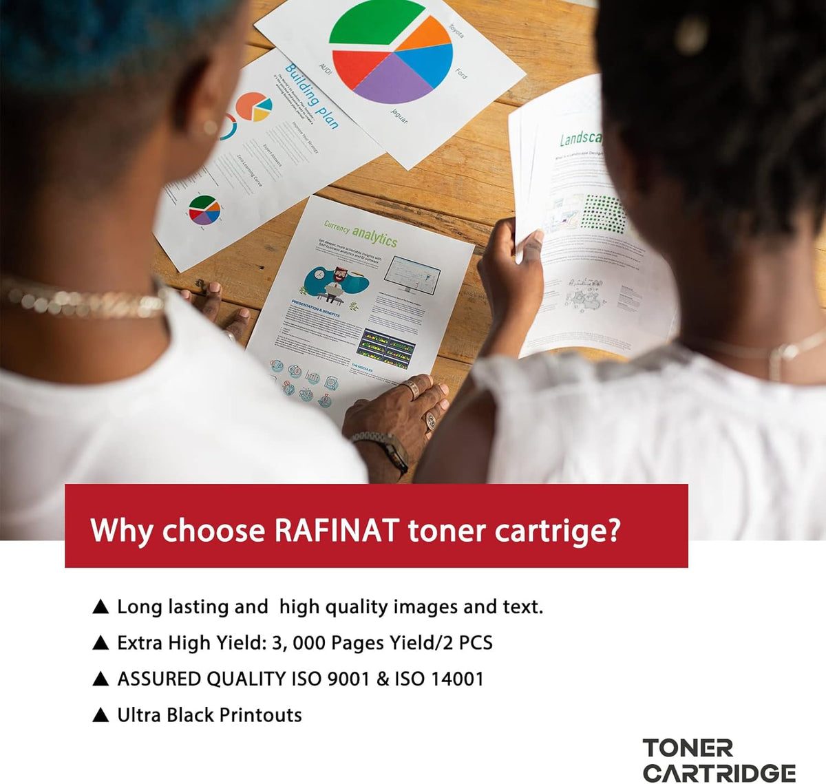 Toner Cartridge with Chip, 3,000 Pages, Compatible Replacement for Brother TN-760 F917748