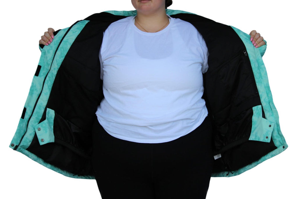 Plus Size Insulated Snow Ski Jacket Coat G7014