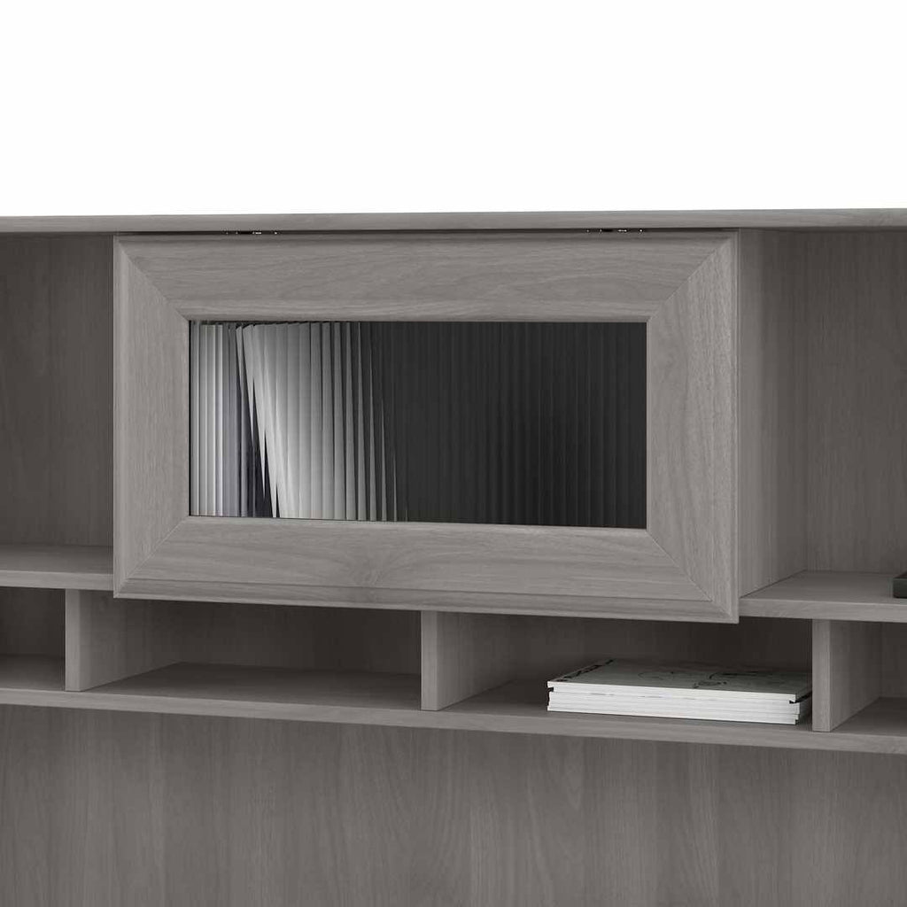 60W Hutch Linen White Oak Y562