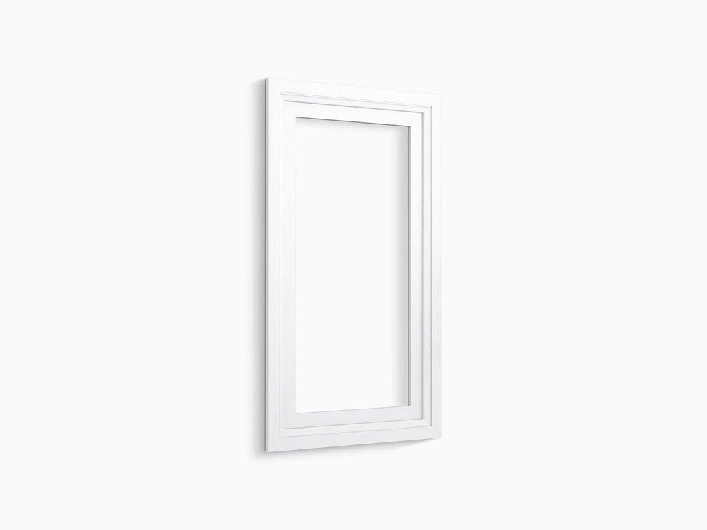 Claret Suede Damask Medicine Cabinet Surround, 15x22 Wide K41349