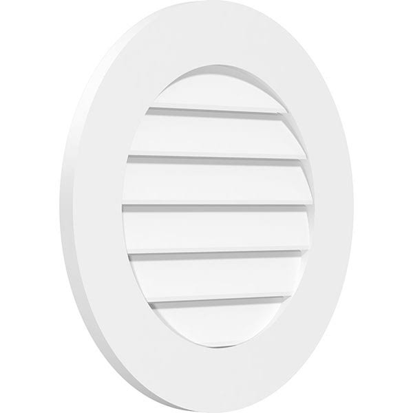 Round Surface Mount PVC Gable Vent Y164