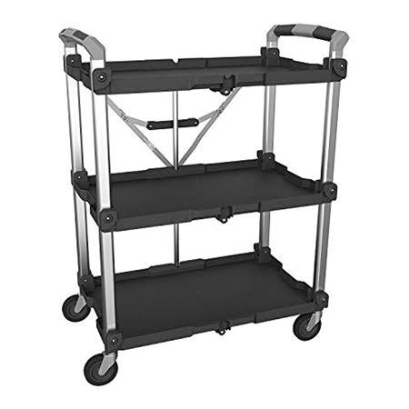 Black Collapsible Service Cart G4694