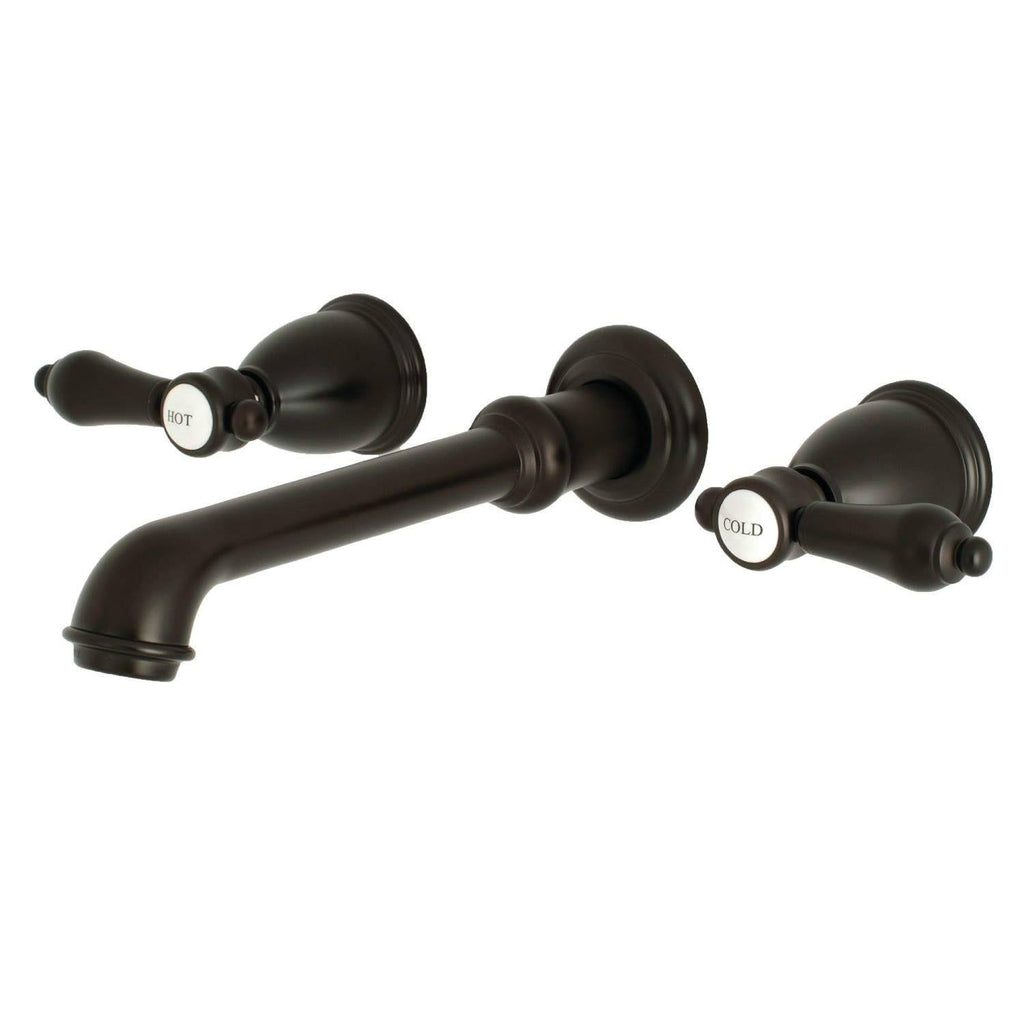 Two-Handle Wall Mount Bathroom Faucet, Oil Rubbed Bronze L604440
