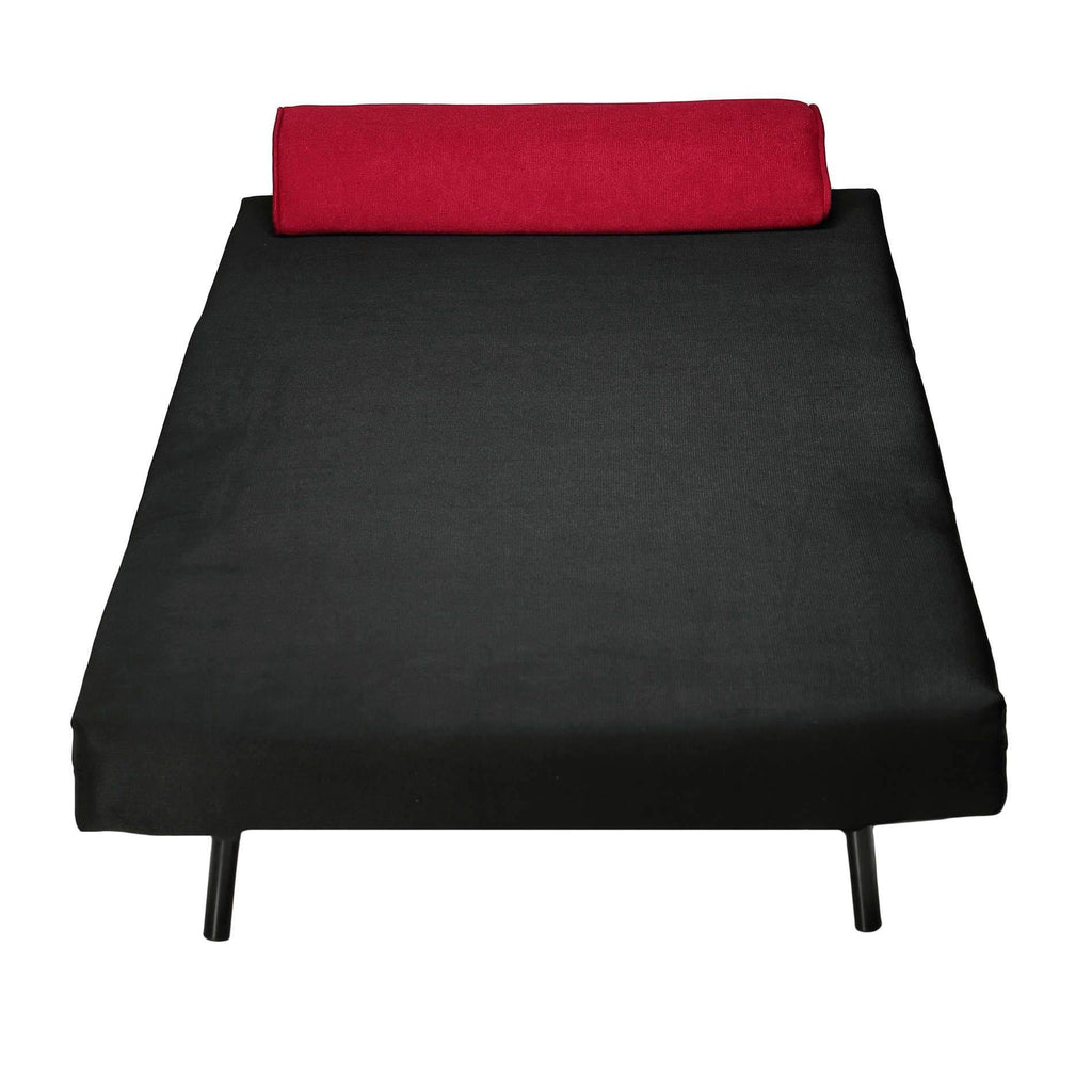 Black Convertible Accent Chair Bed H992284