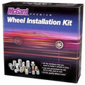 SplineDrive Tuner 5 Lug Install Kit w/Locks & Tool (Cone) 1/2-20 / 13/16 Hex / 1.6in. L - Blk E842
