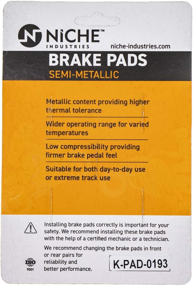 Brake Pad Set Semi-Metallic Pack of 2 L844669