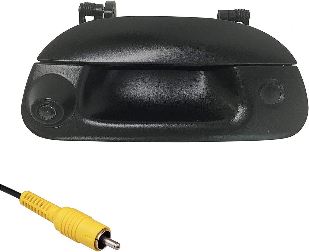 Black Tailgate Handle with Backup Camera Pack of 2 I22216