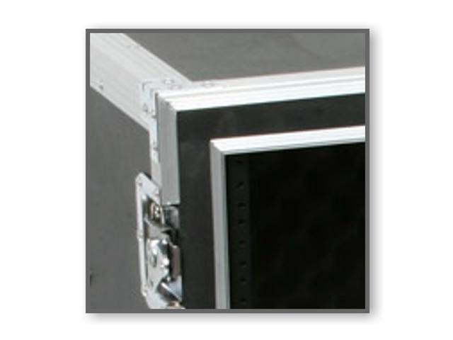 12 Space ATA Shock Mount Effects Rack Case with Casters O1634