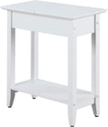 White Flip Top End Table W612283
