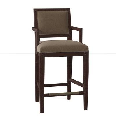 Pewter/Espresso Counter Stool W835