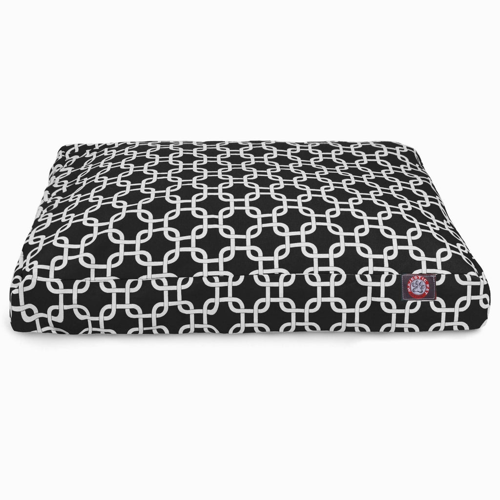 Black Rectangle Pet Bed A175