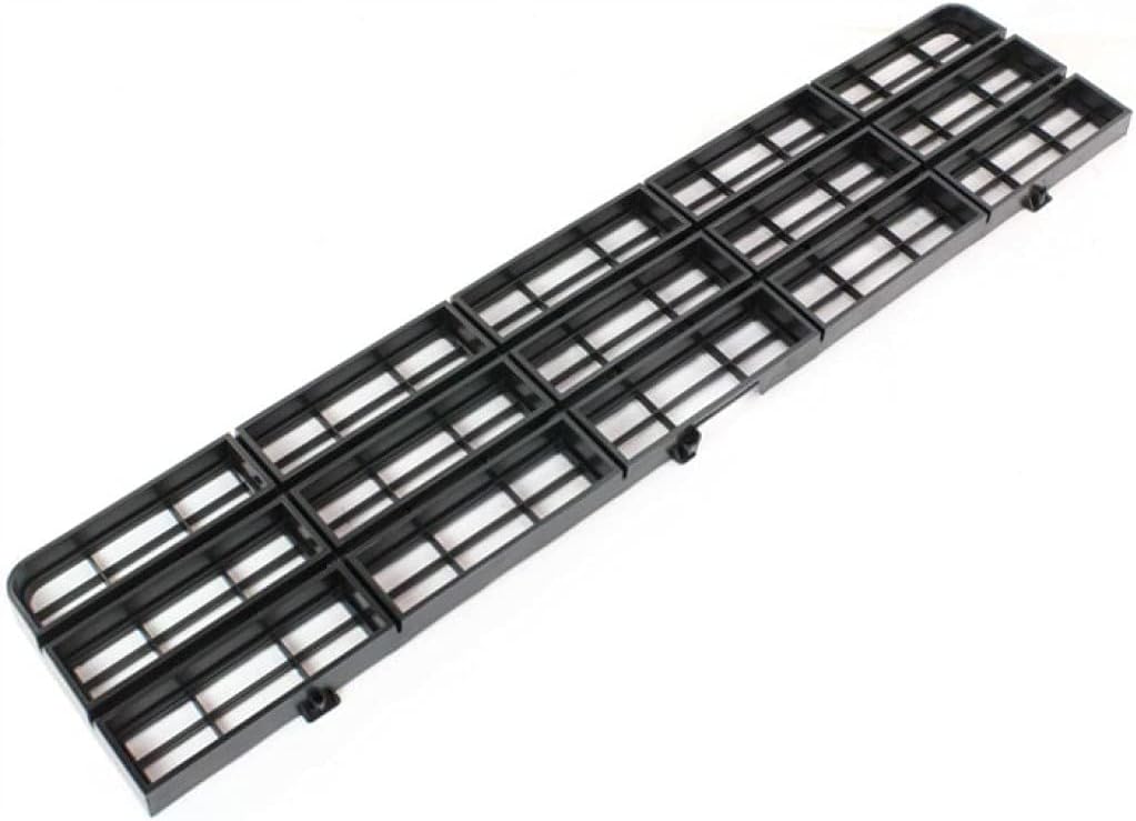 Grille Assembly for Suburban 1977-1980 Dark Argent Shell with Black Insert Plastic D972412