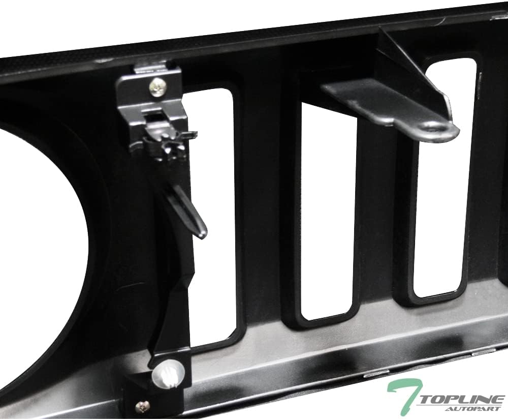 Glossy Black Vertical Front Grille Pack of 2 G1705