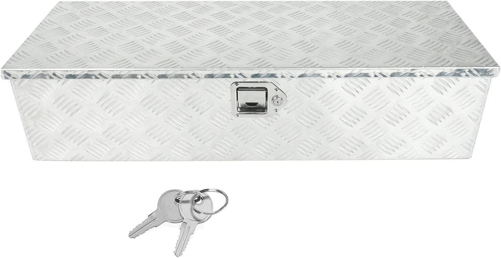 Black Aluminum 5 Bar Tread Tool Box I755
