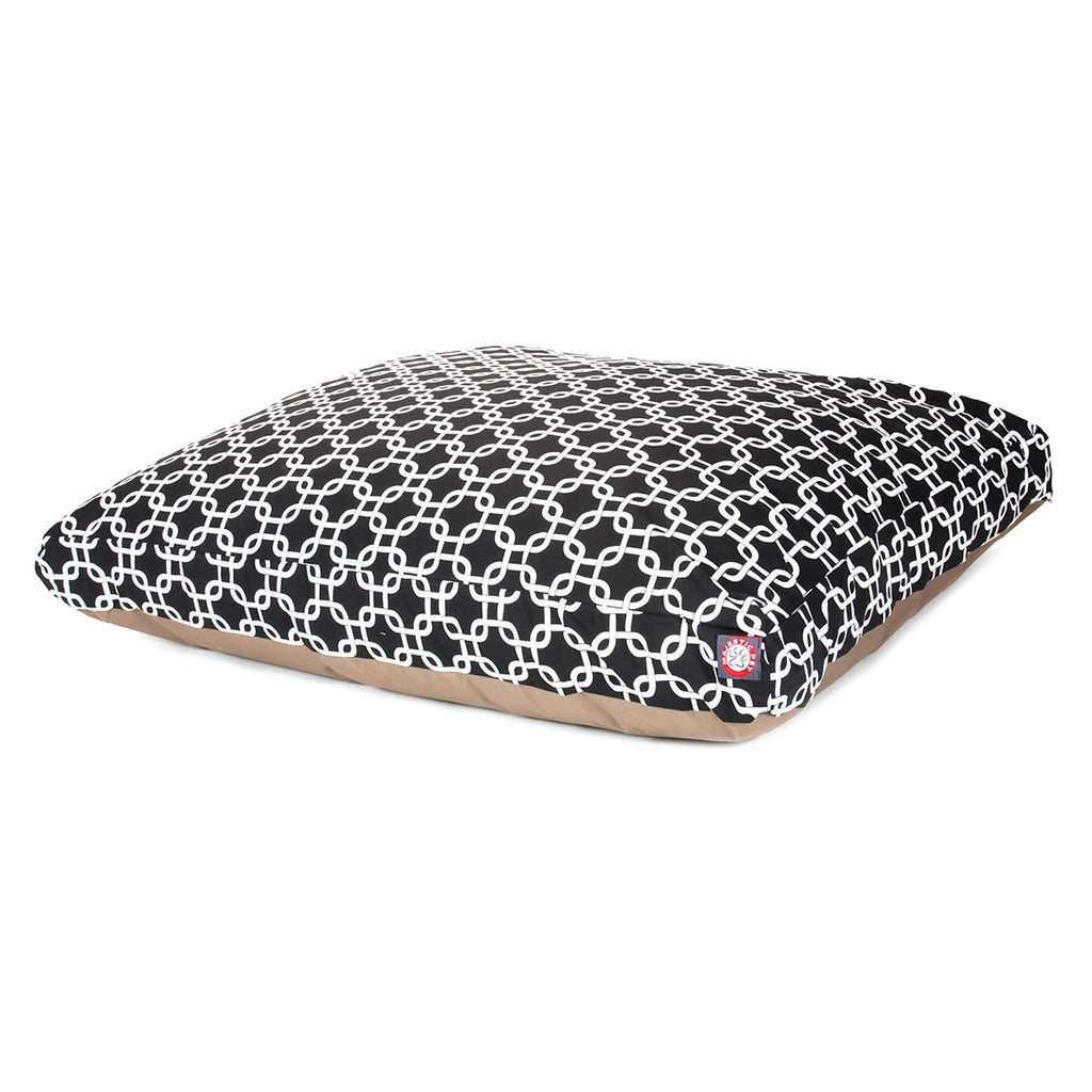 Black Rectangle Pet Bed A175
