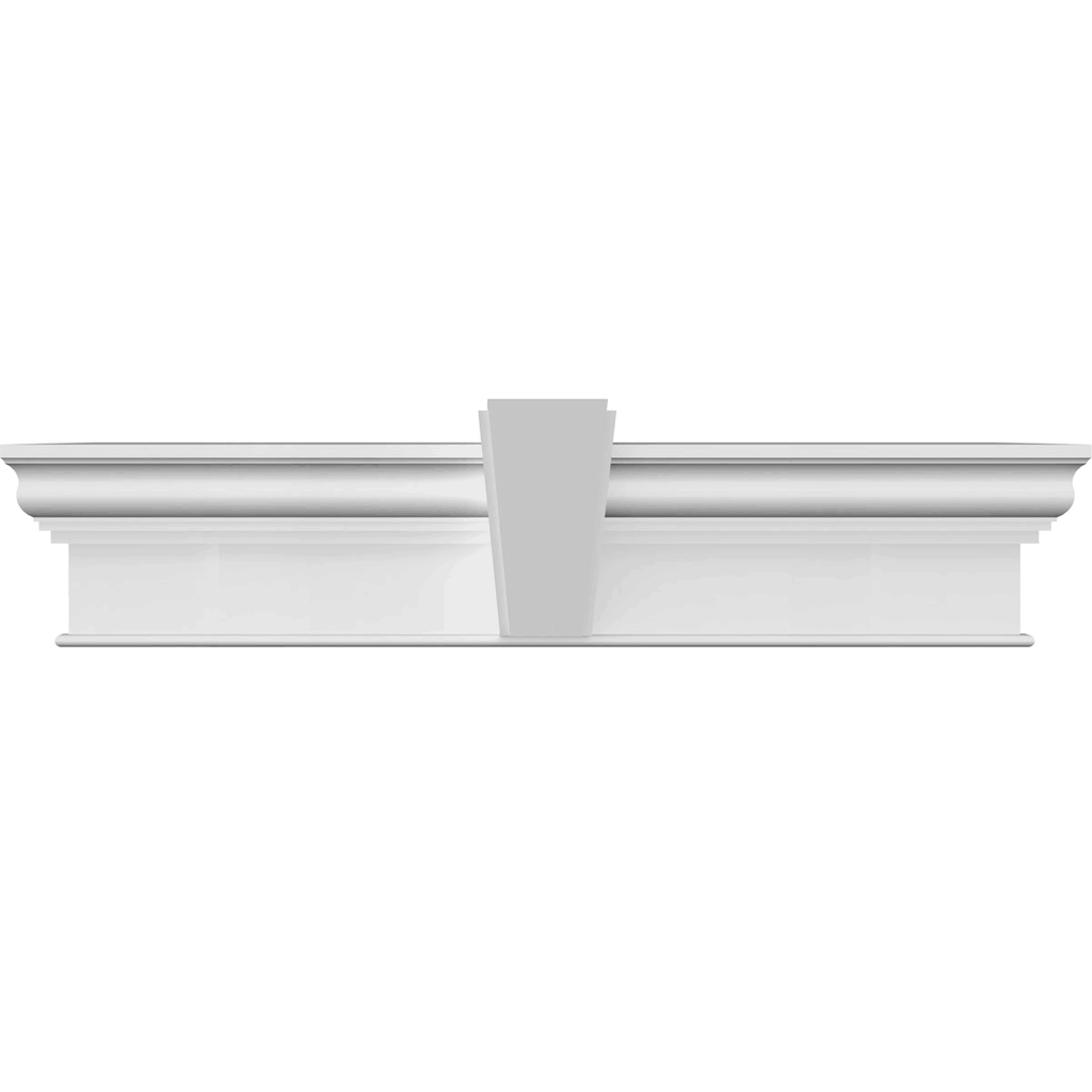 Craftsman Crosshead with Deco Keystone S89144
