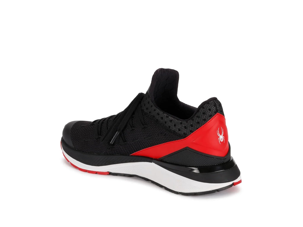 Black Fiery Red Men's Sneakers Q78738