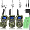 3 Pack Rechargeable Walkie Talkies with USB Charger Battery P927