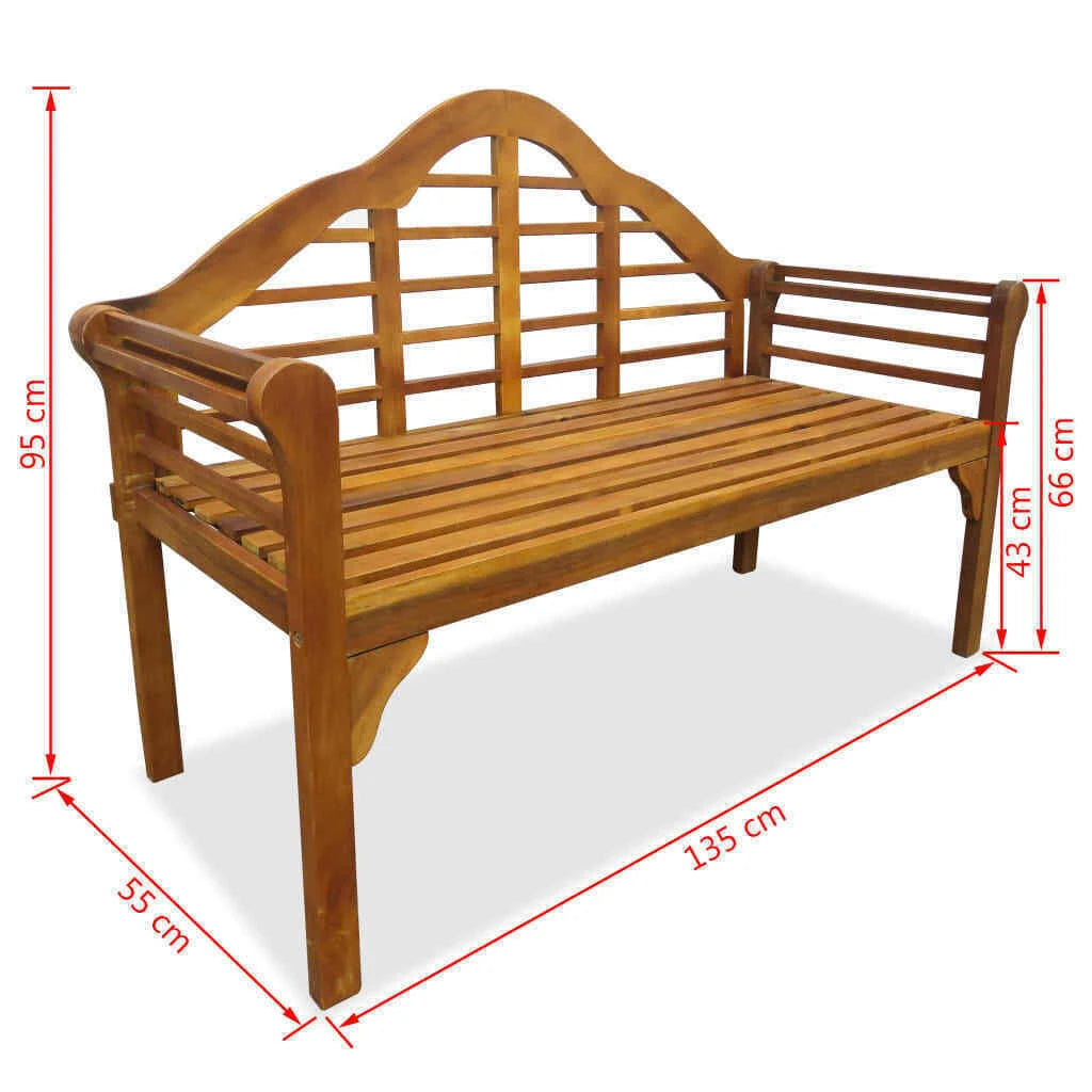 Solid Acacia Wood Garden Bench L961751
