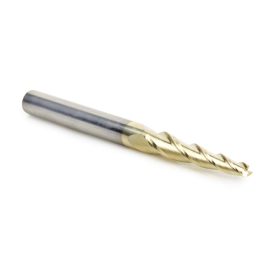 3 Flute Solid Carbide ZrN Carving Flat Bottom Bit E9680