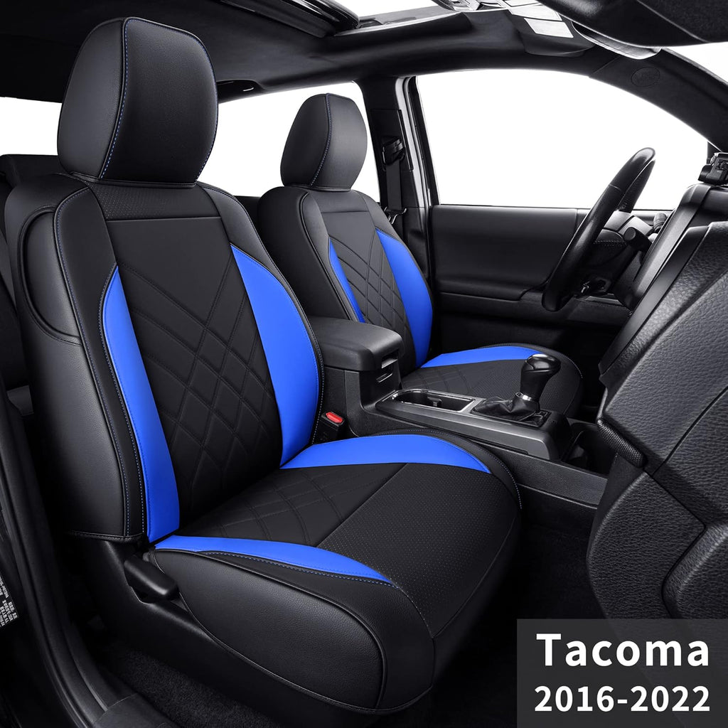 Black 2 pcs Custom Fit Seat Covers A992947