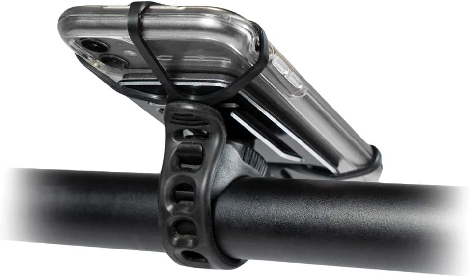 CNC Aluminum Bicycle Phone Mount with Rubber Strap P69339