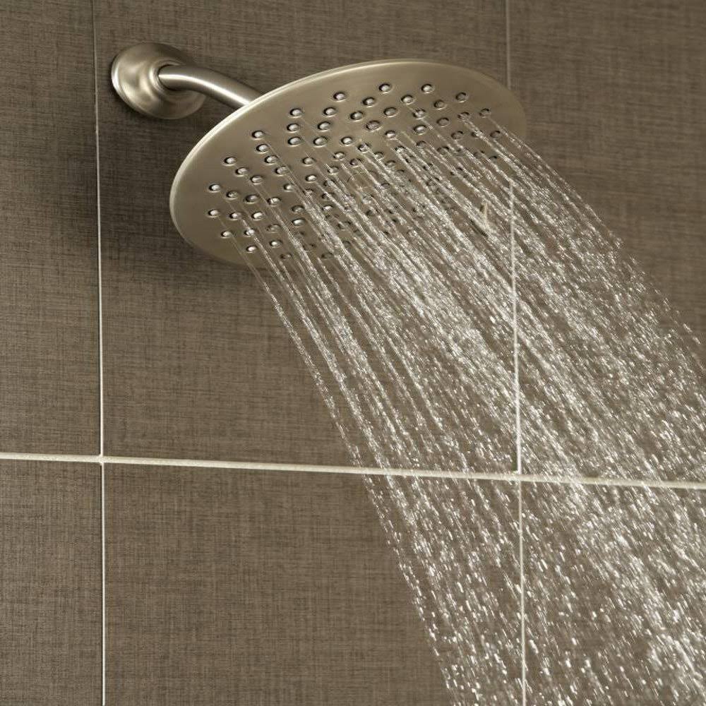Brushed Nickel Multi Function Rainshower Shower Head Q701