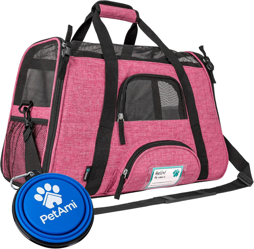Soft-Sided Pet Travel Carrier, Small, Grey, Pack of 2 Q5259