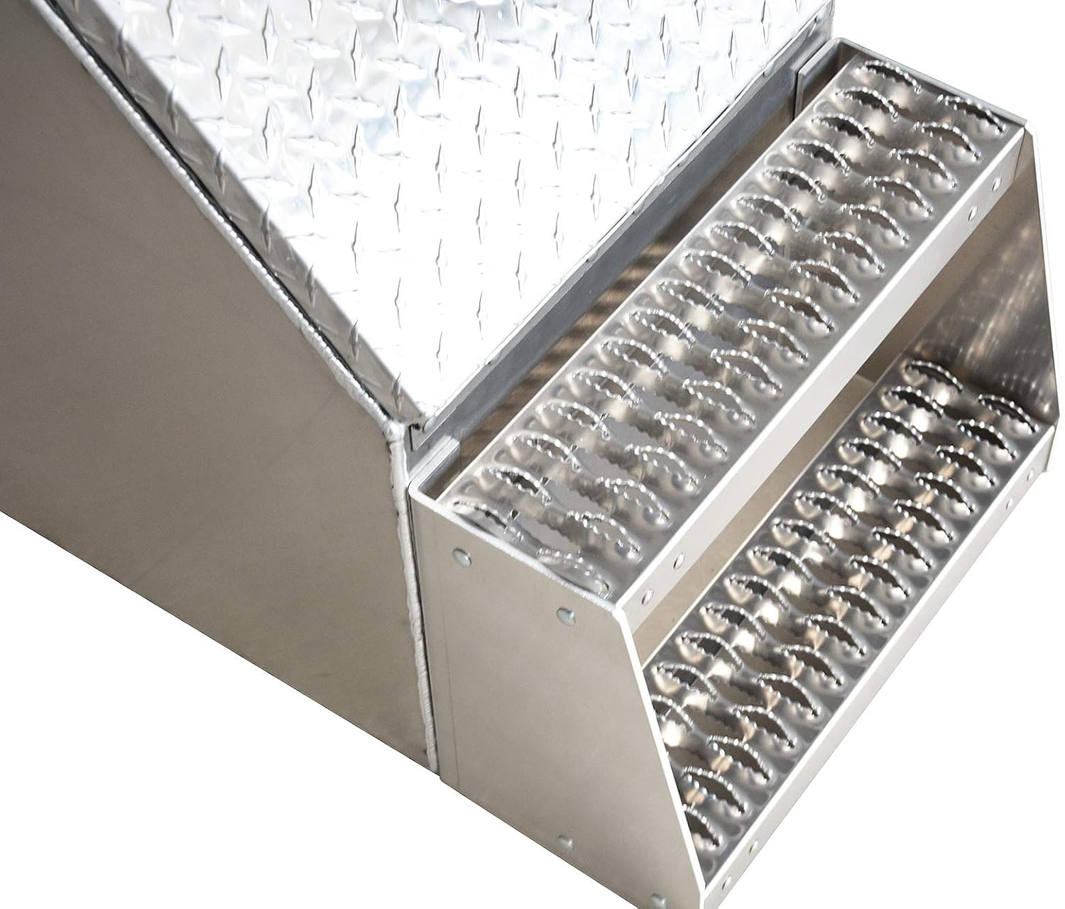 Semi Truck Side Storage Saddle Step Box 18" L x 25" W x 28" H E826