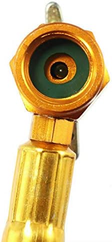 R134A AC Refrigerant Charge Hose Kit with 100PSI Pressure Gauge M501