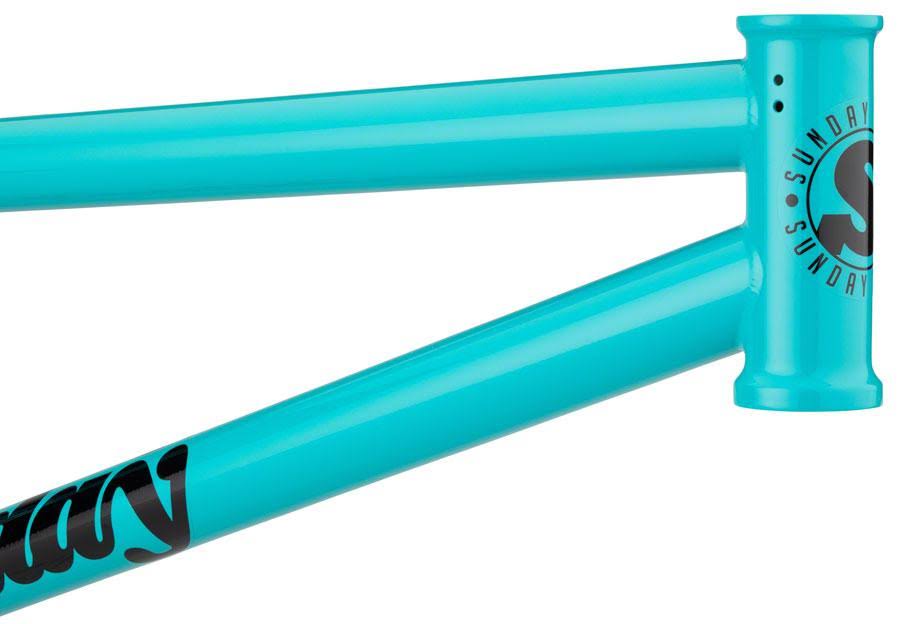 Gloss Turquoise BMX Frame F8446