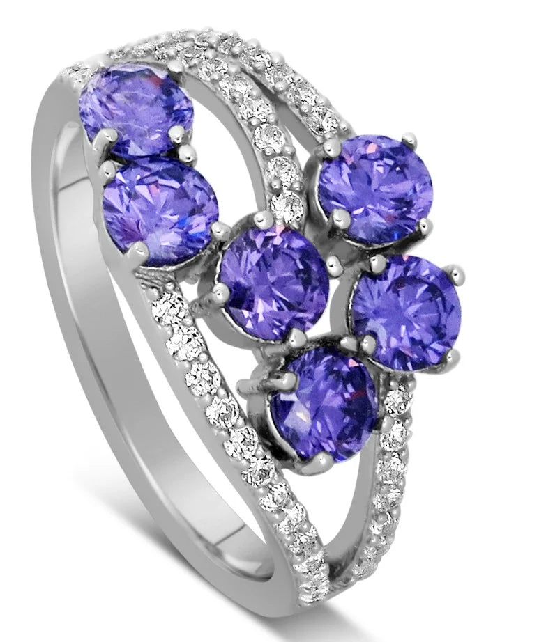 2 Carat Amethyst and Diamond Ring Z276084
