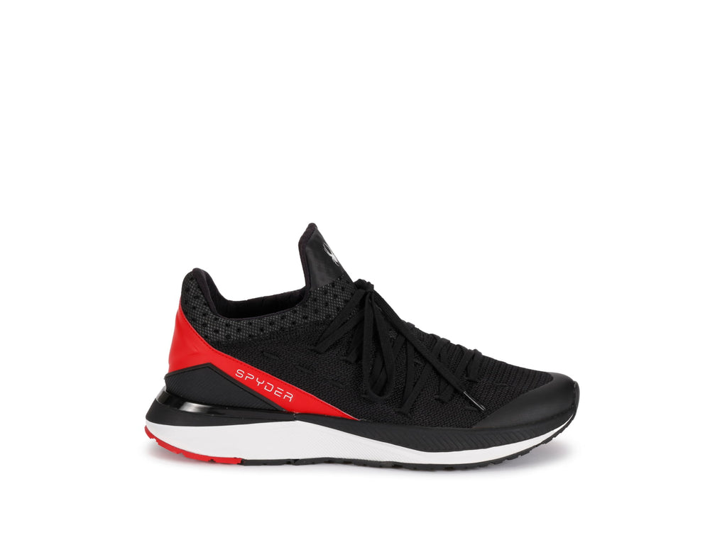Black Fiery Red Men's Sneakers Q78738