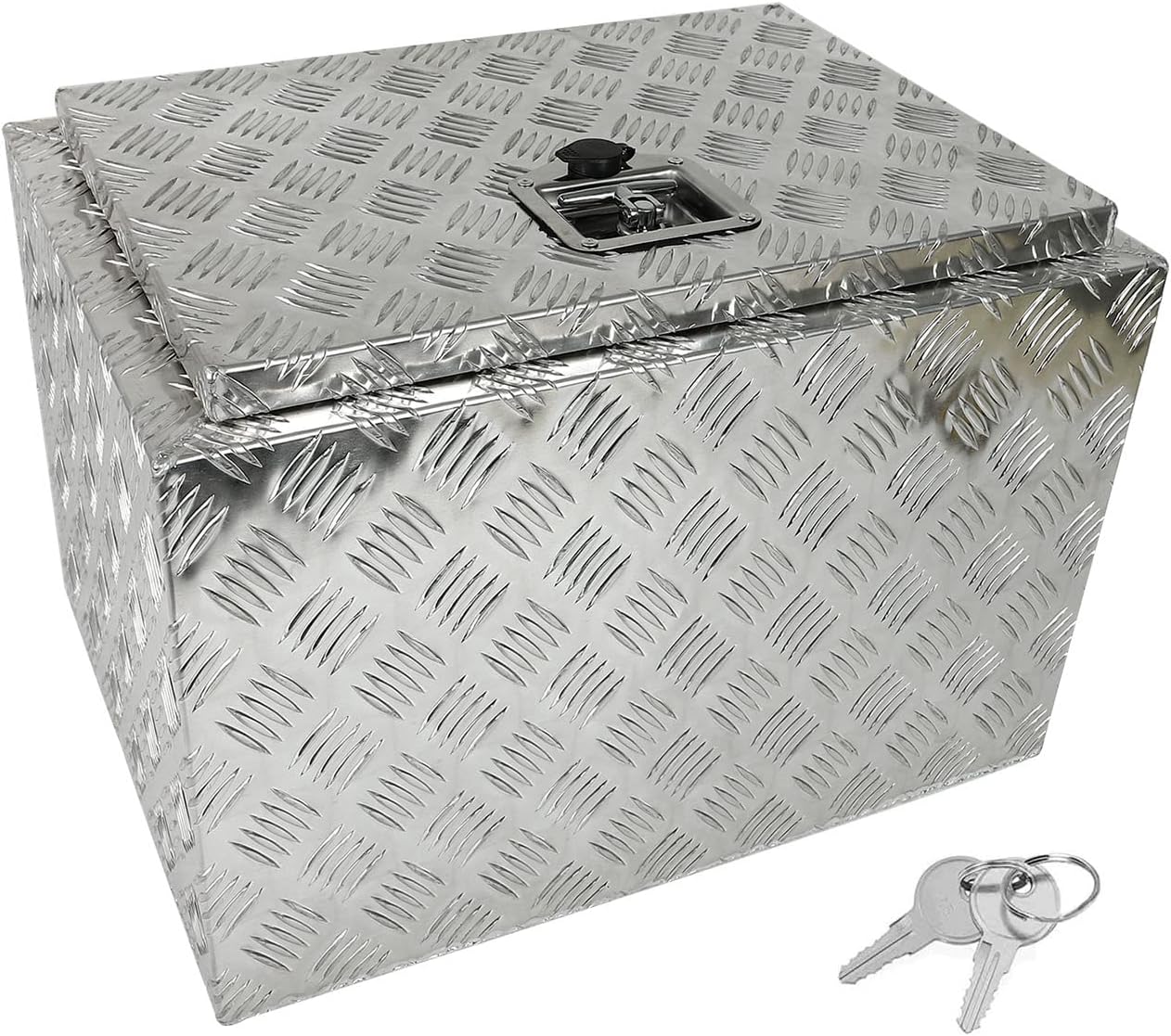 Black Aluminum 5 Bar Tread Tool Box I755
