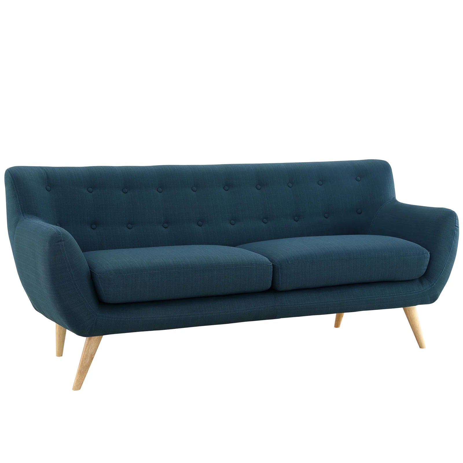 Navy Fabric Two PCS Living Room Set D966279