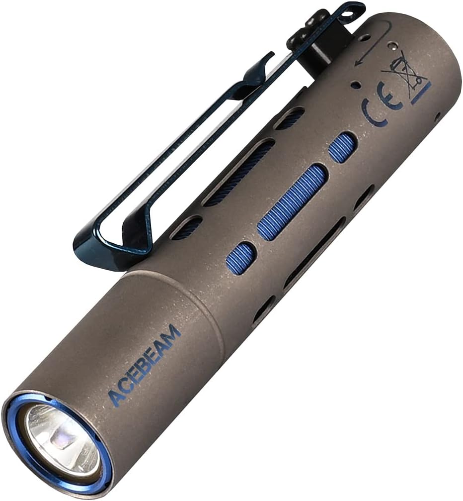 Pocket EDC Flashlight 650 Lumens AA Rechargeable Flashlight Q955069